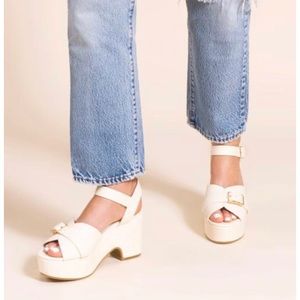 Brand new Charlotte Stone RAF platforms 70’s retro